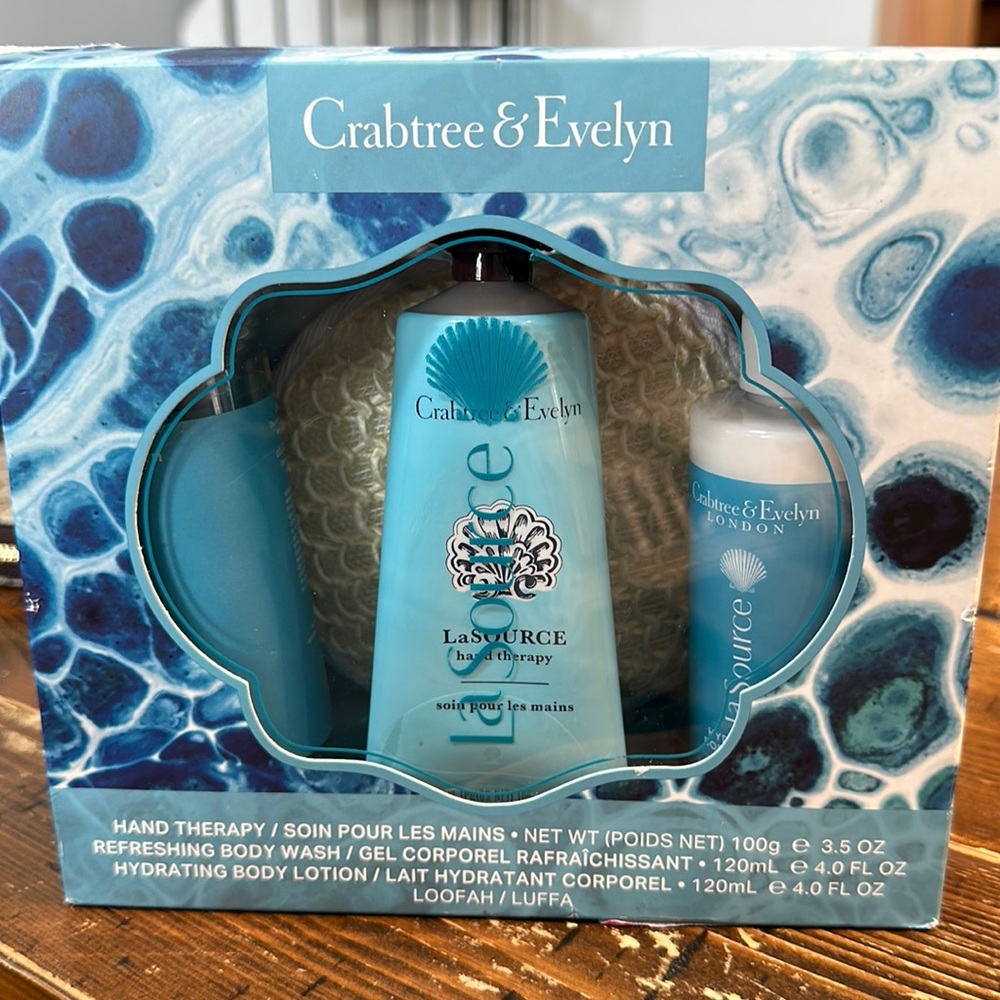 COPY - Crabtree & Evelyn La Source 4 Piece Gift Set New In Box